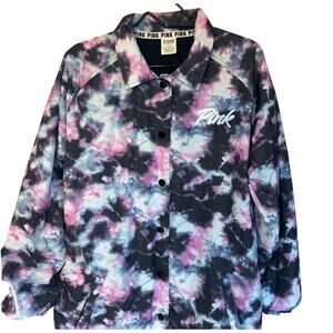 PINK Victoria's Secret Tie Dye Anorak Jacket Medium